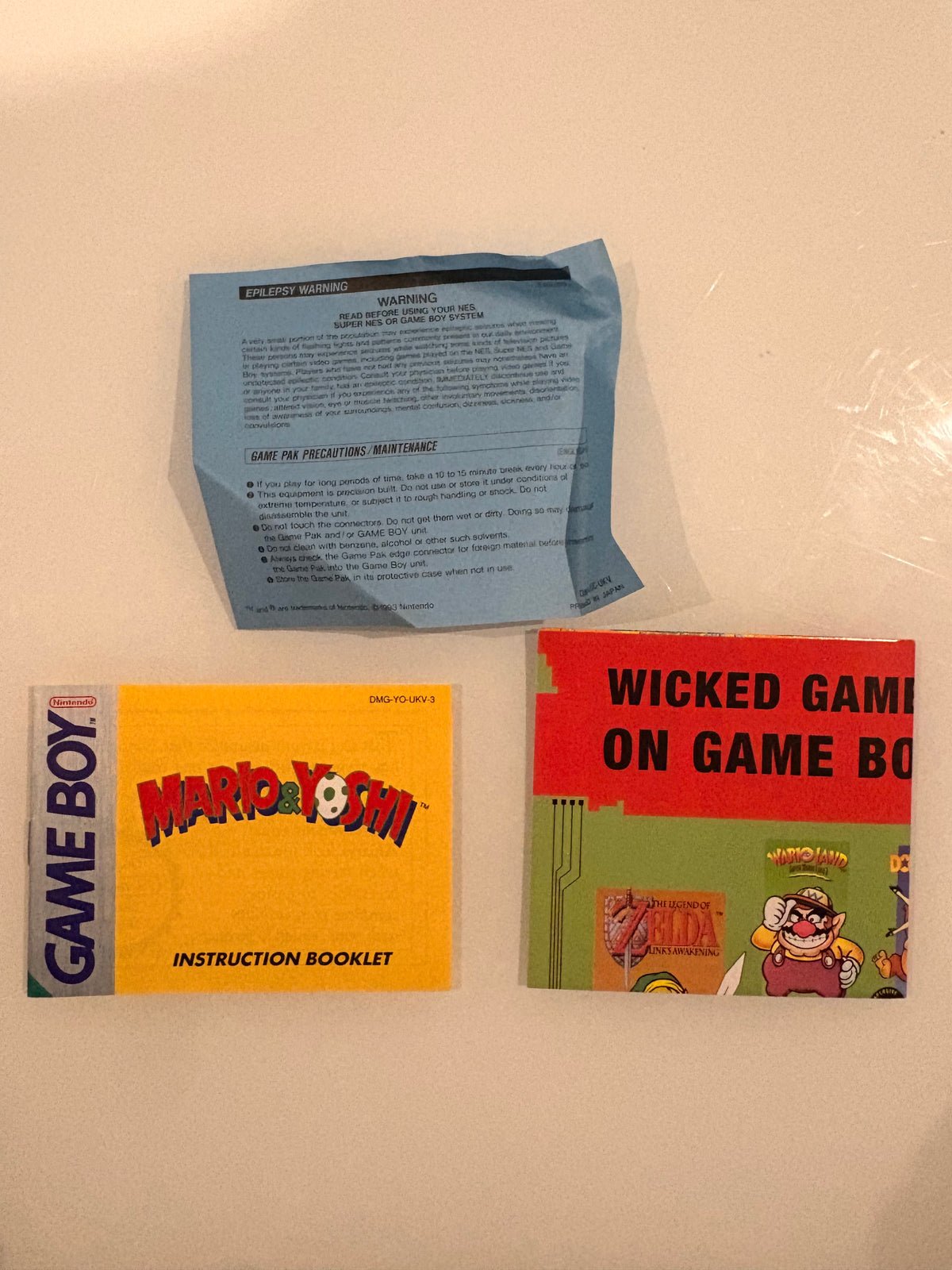 Mario & Yoshi – Nintendo Game Boy (Complet en boîte CIB)
