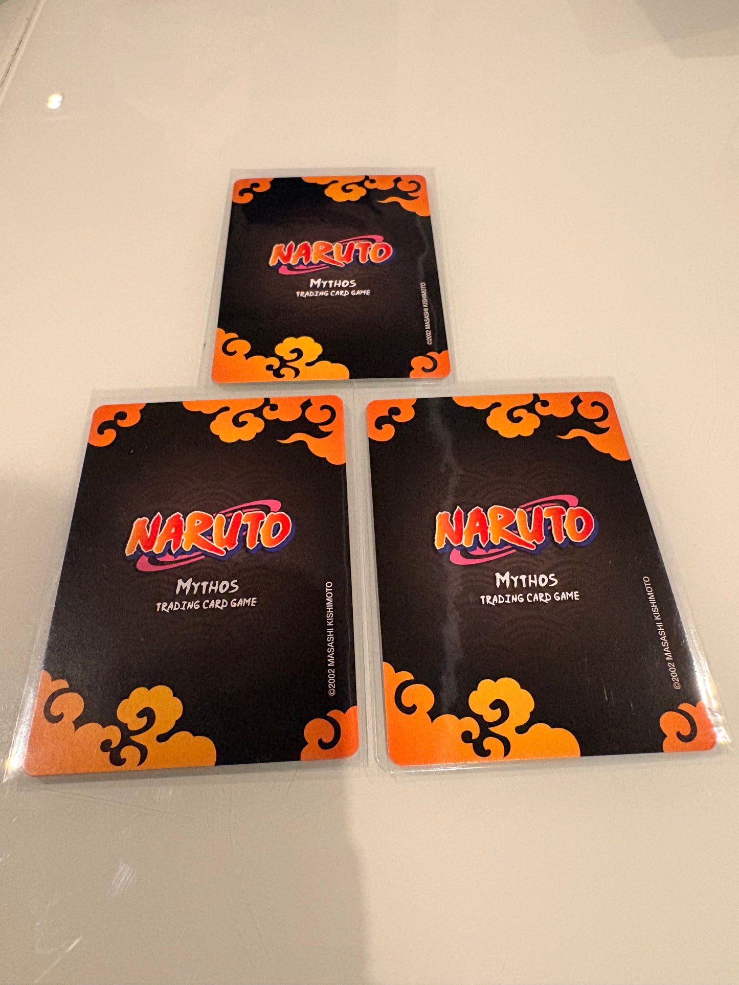 Lot Trio Team Kurenai / Team 8 (Rare Holo) – Hinata, Kiba & Akamaru, Shino - 1st Edition Naruto Mythos TCG
