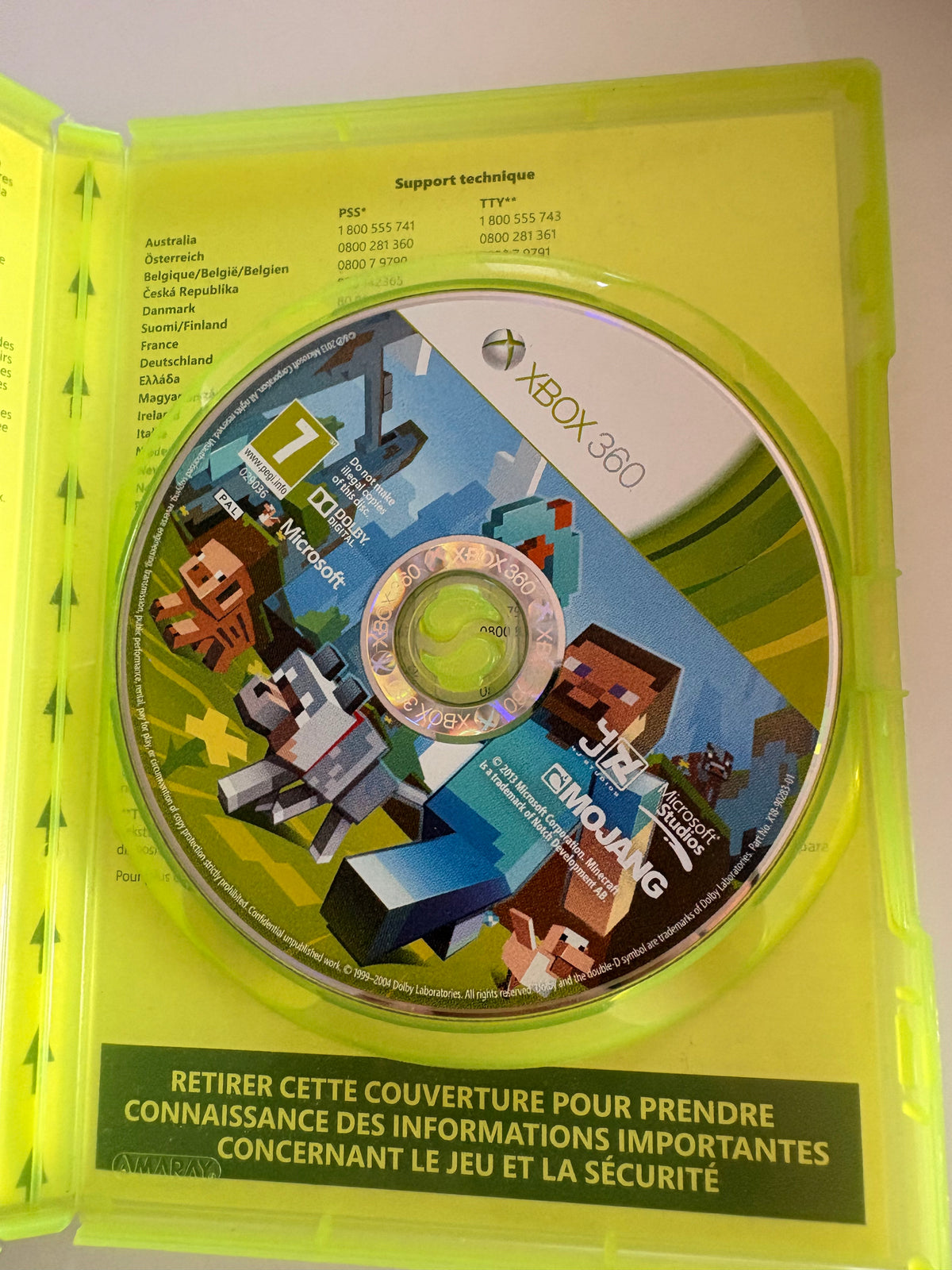 Minecraft Xbox 360