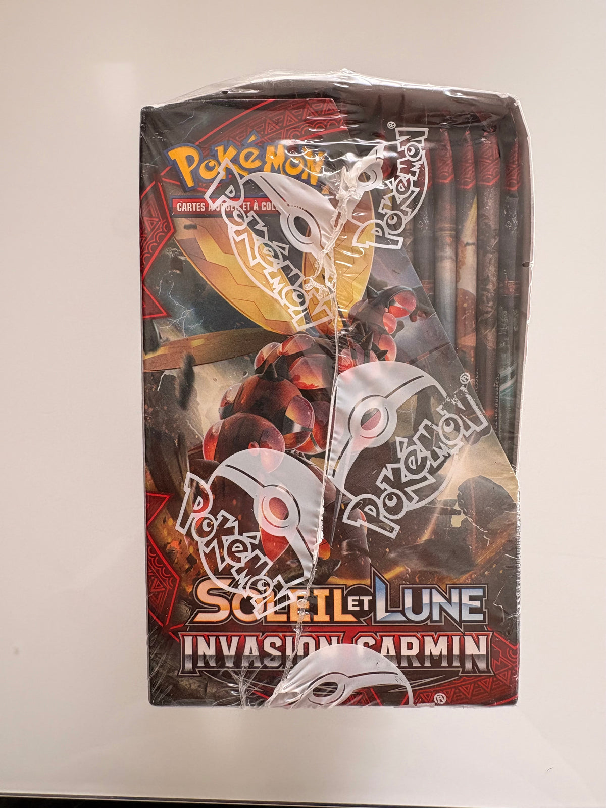 Pokémon Sun & Moon Crimson Invasion Booster Box (36 Packs, French) - Factory Sealed