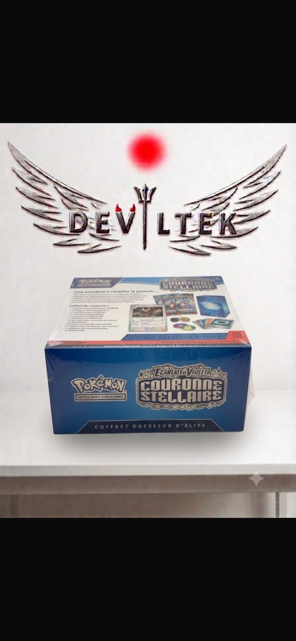 Coffret Dresseur d’Élite Pokémon : Écarlate et Violet – Couronne Stellaire (Scellé)