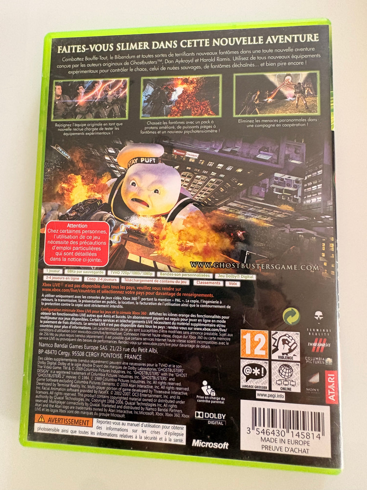 Sos Fantômes le jeu vidéo Xbox 360