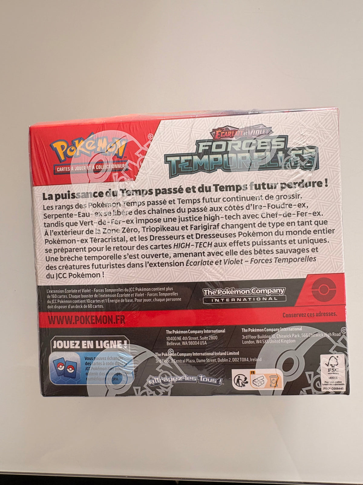 Temporal Forces EV05 Pokémon Display (36 Booster Packs FR) - Factory Sealed