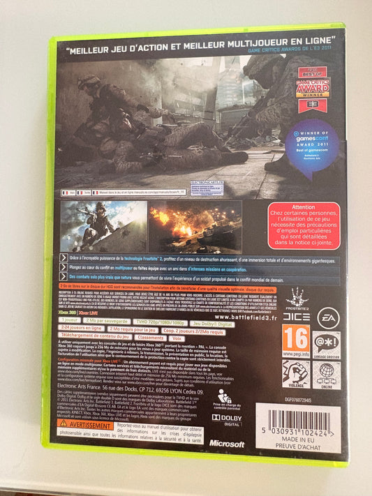 Battlefield 3 Xbox 360
