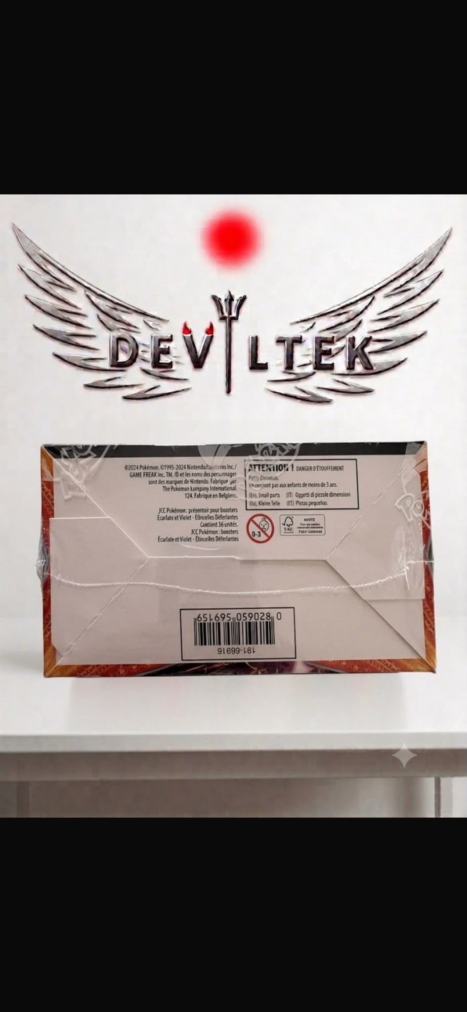 Boîte de 36 Boosters Pokémon : Écarlate et Violet – Étincelles Déferlantes (Scellée)
