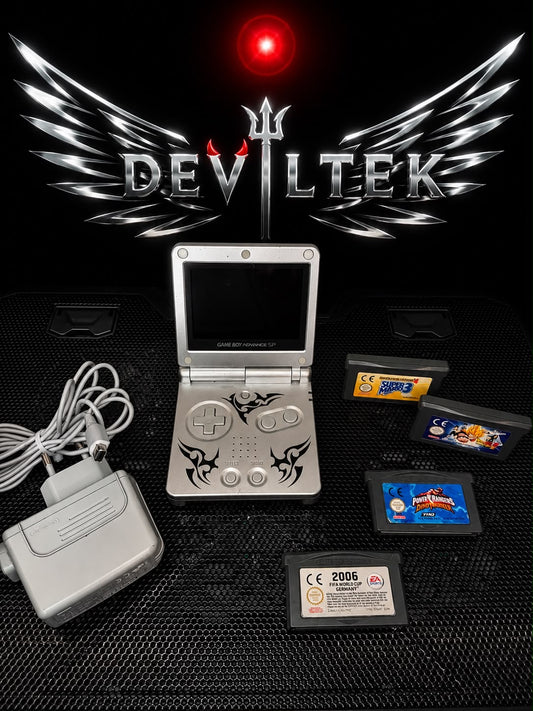 Pack Game Boy Advance SP Tribal Edition + 4 Jeux