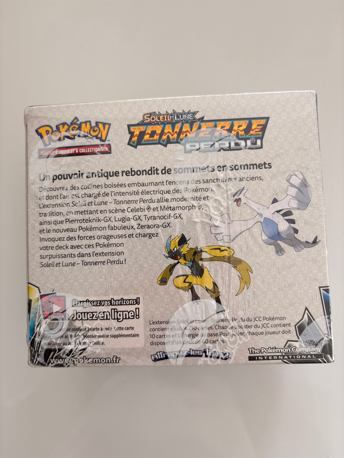 Display Pokémon Soleil et Lune Tonnerre Perdu SL8 (36 Boosters VF) - Scellé d'origine