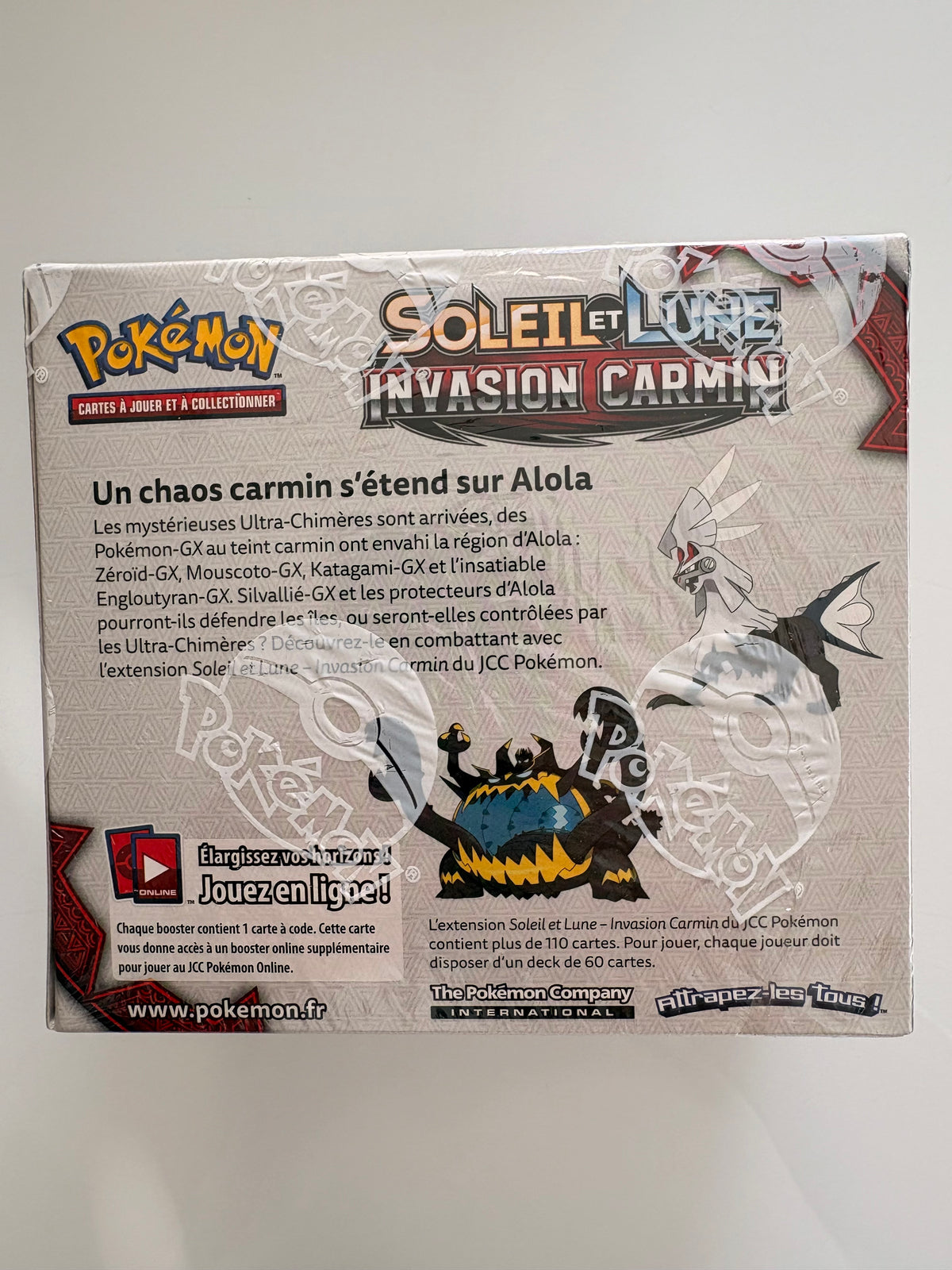 Pokémon Sun & Moon Crimson Invasion Booster Box (36 Packs, French) - Factory Sealed