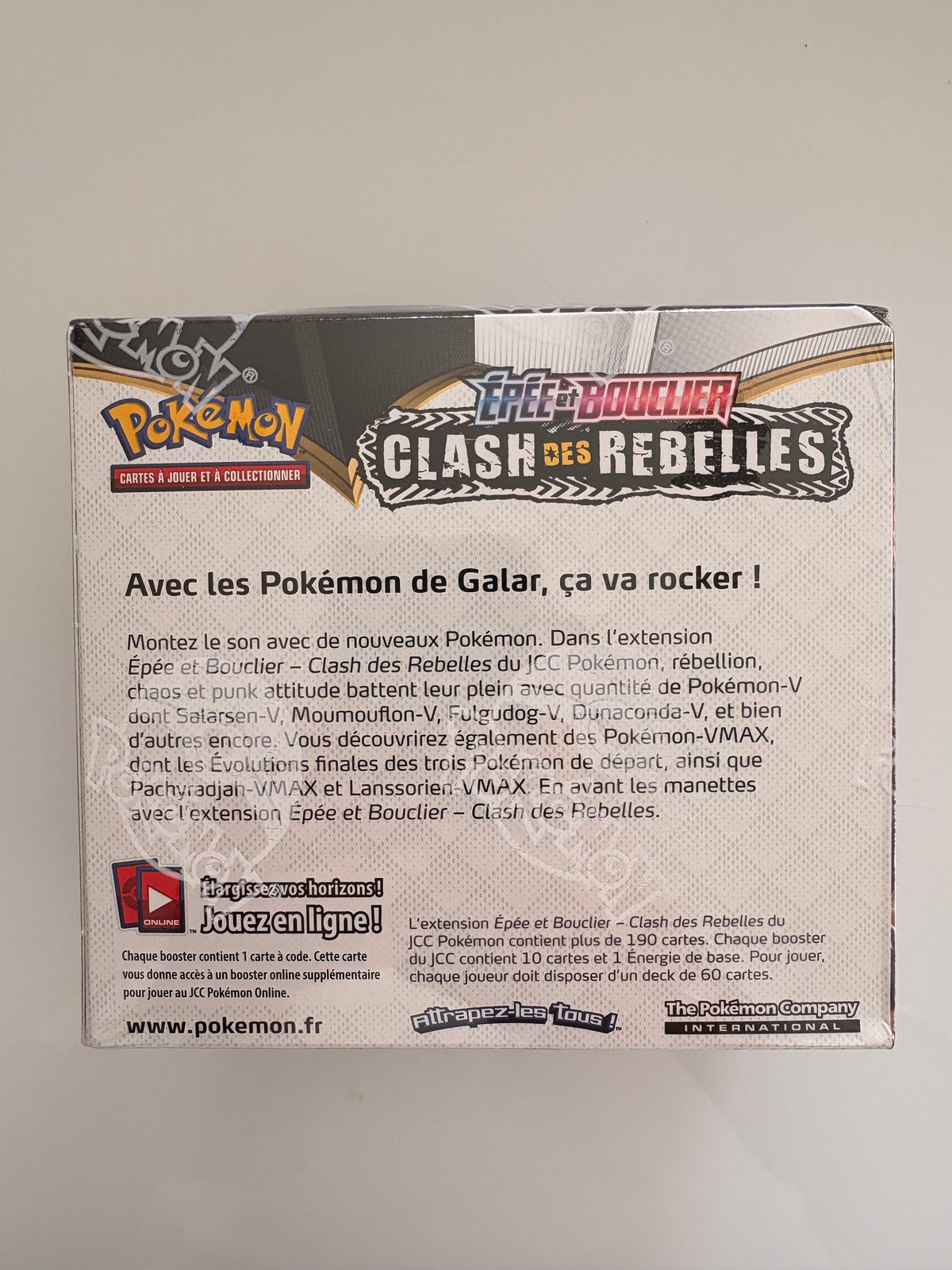 Display Pokémon Épée et Bouclier Clash des Rebelles EB02 (36 Boosters VF) - Scellé d'origine