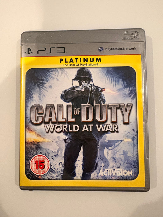 Call of Duty World at War Platinum - PS3