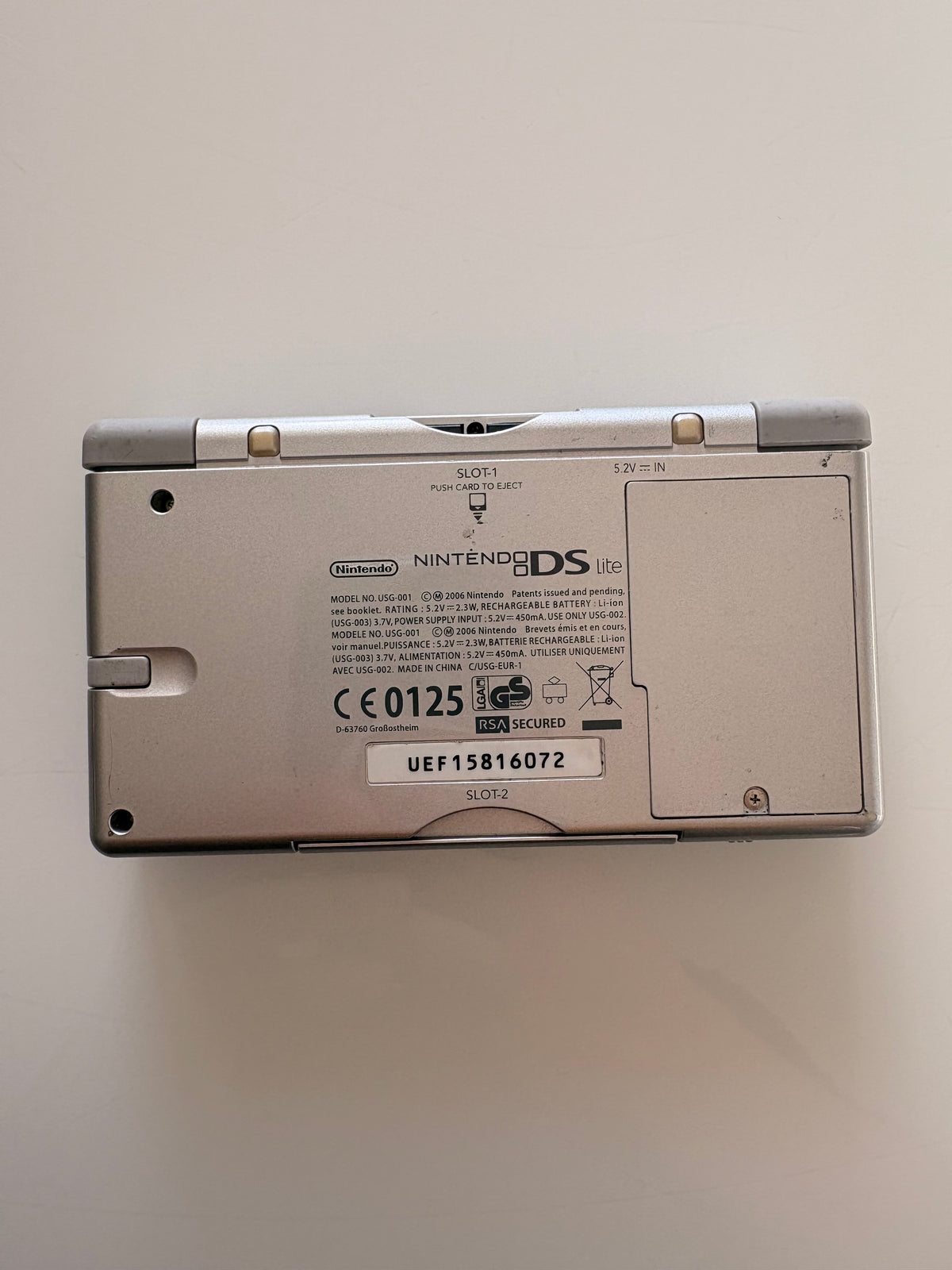 Nintendo DS Lite (Silber)
