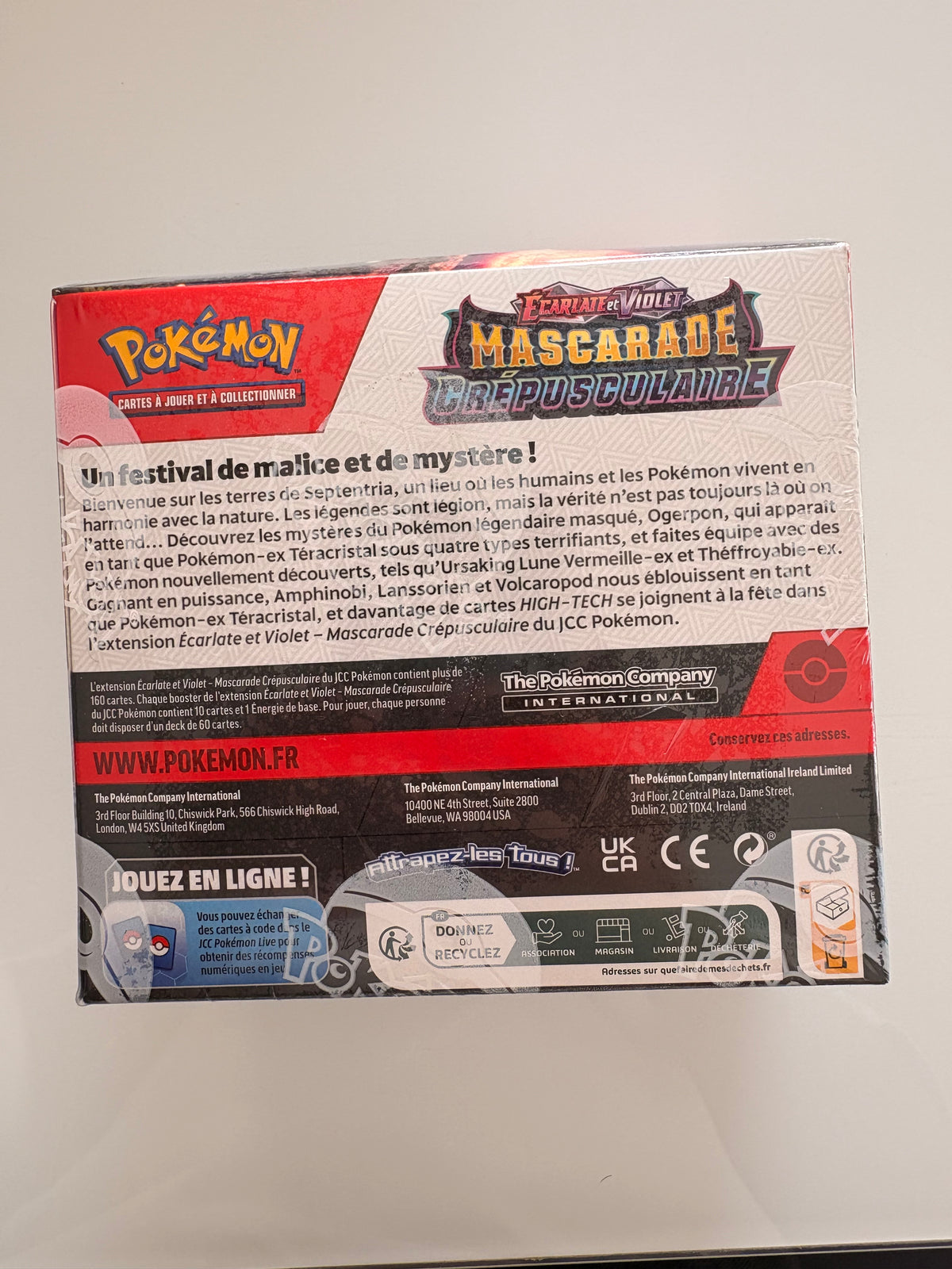 Pokémon Display Maskerade im Zwielicht Karmesin & Purpur 06 (36 Booster, DE) – Original versiegelt
