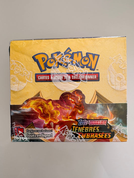 Display Pokémon Épée et Bouclier Ténèbres Embrasées EB03 (36 Boosters VF) - Scellé d'origine