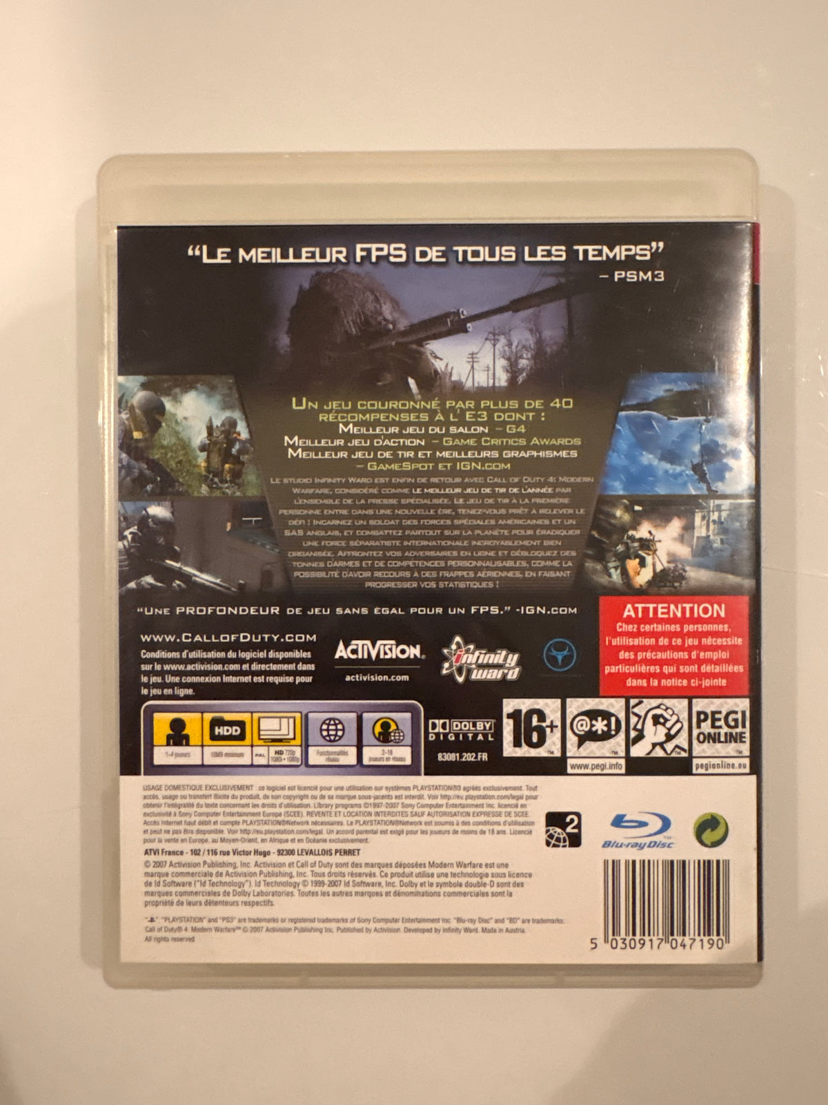 Call of Duty 4 Modern Warfare (FR) - PS3