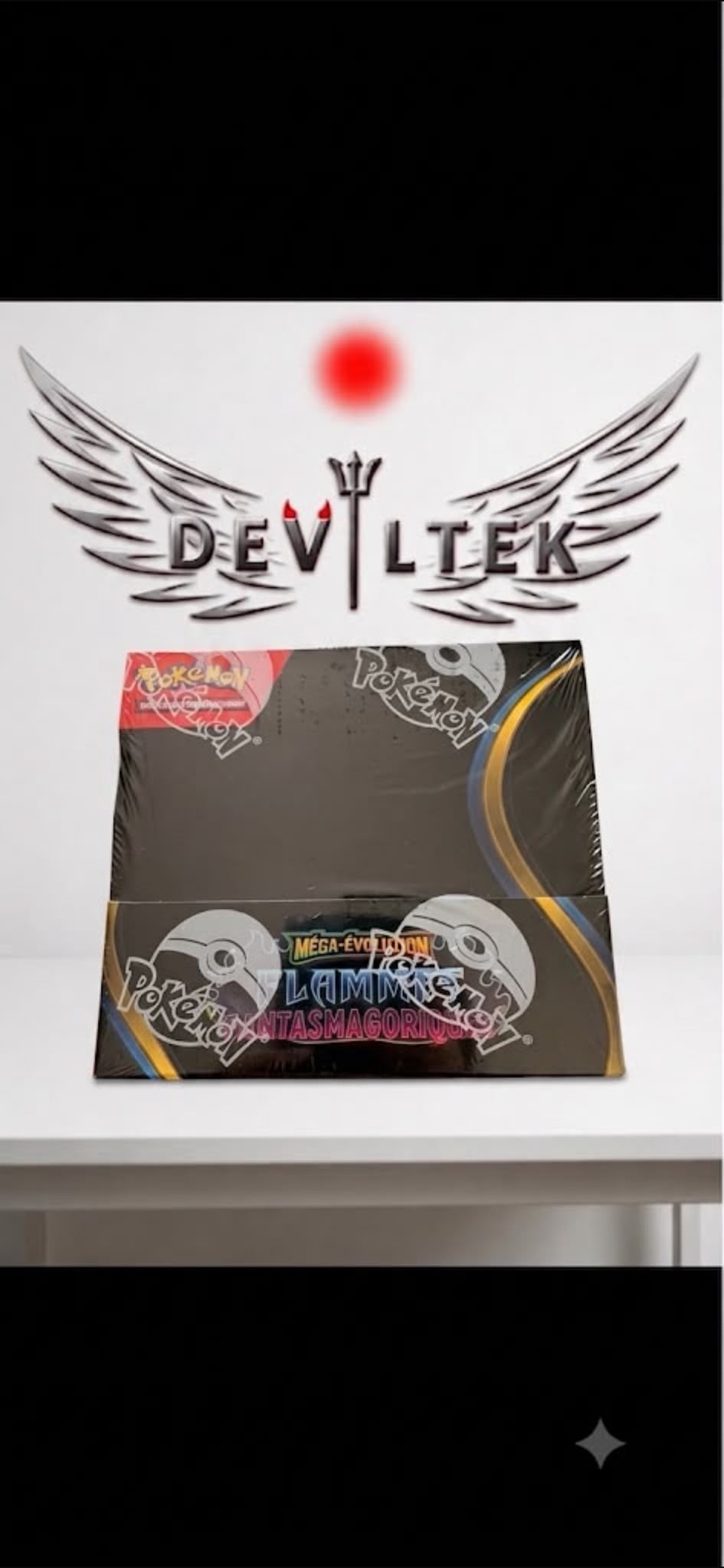 Boîte de 36 Boosters Pokémon : Méga-Évolution – Flammes Phantasmagoriques (Scellée)