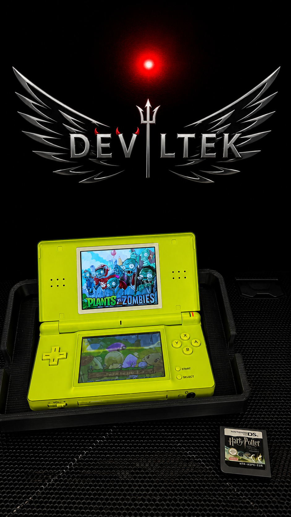Pack "Toxic Garden ☣️🌿" : Nintendo DS Lite verte + Jeux