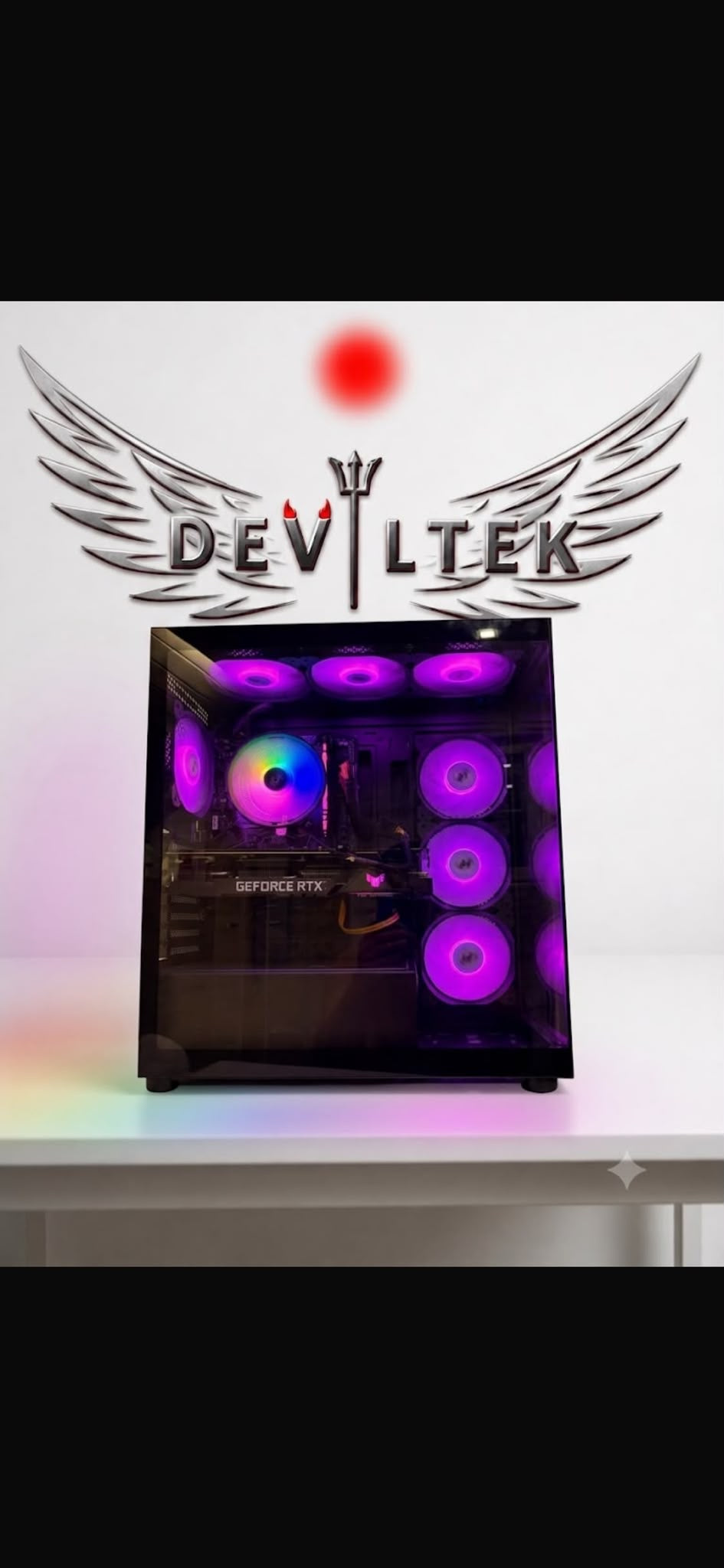 🖥️ PC Gaming DevilTek – RTX 3060 Ti | Ryzen 5 3600 | 16 Go RGB | Prêt à jouer