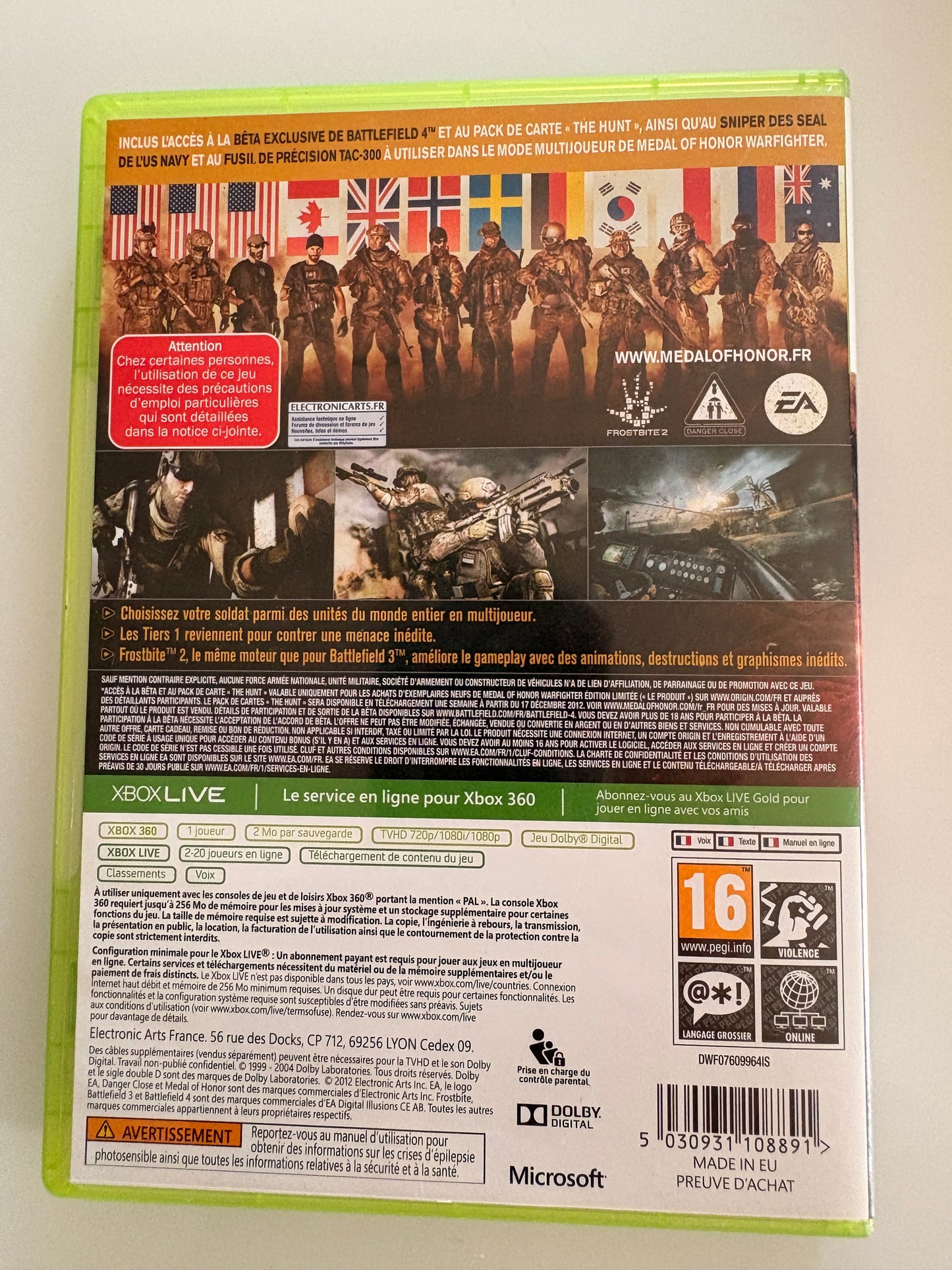 Medal of Honor: Warfighter (Limited Edition) Xbox 360