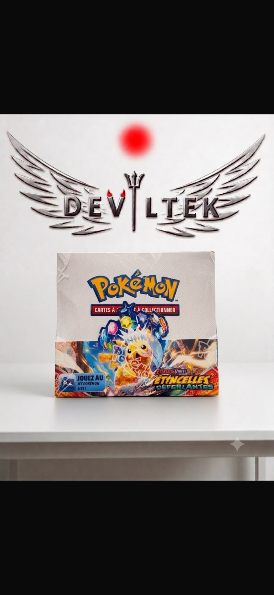 Boîte de 36 Boosters Pokémon : Écarlate et Violet – Étincelles Déferlantes (Scellée)