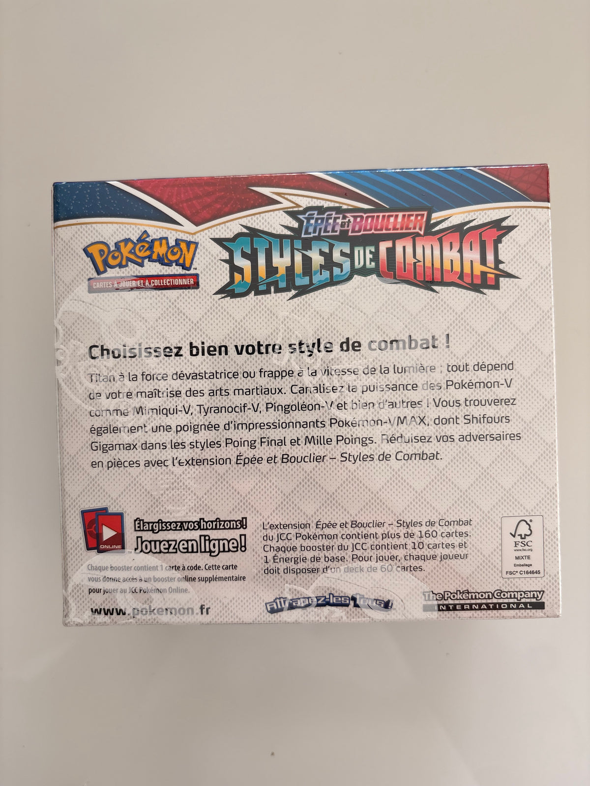 Pokémon Schwert & Schild Kampfstile SWSH05 Display (36 Booster FR) – originalversiegelt