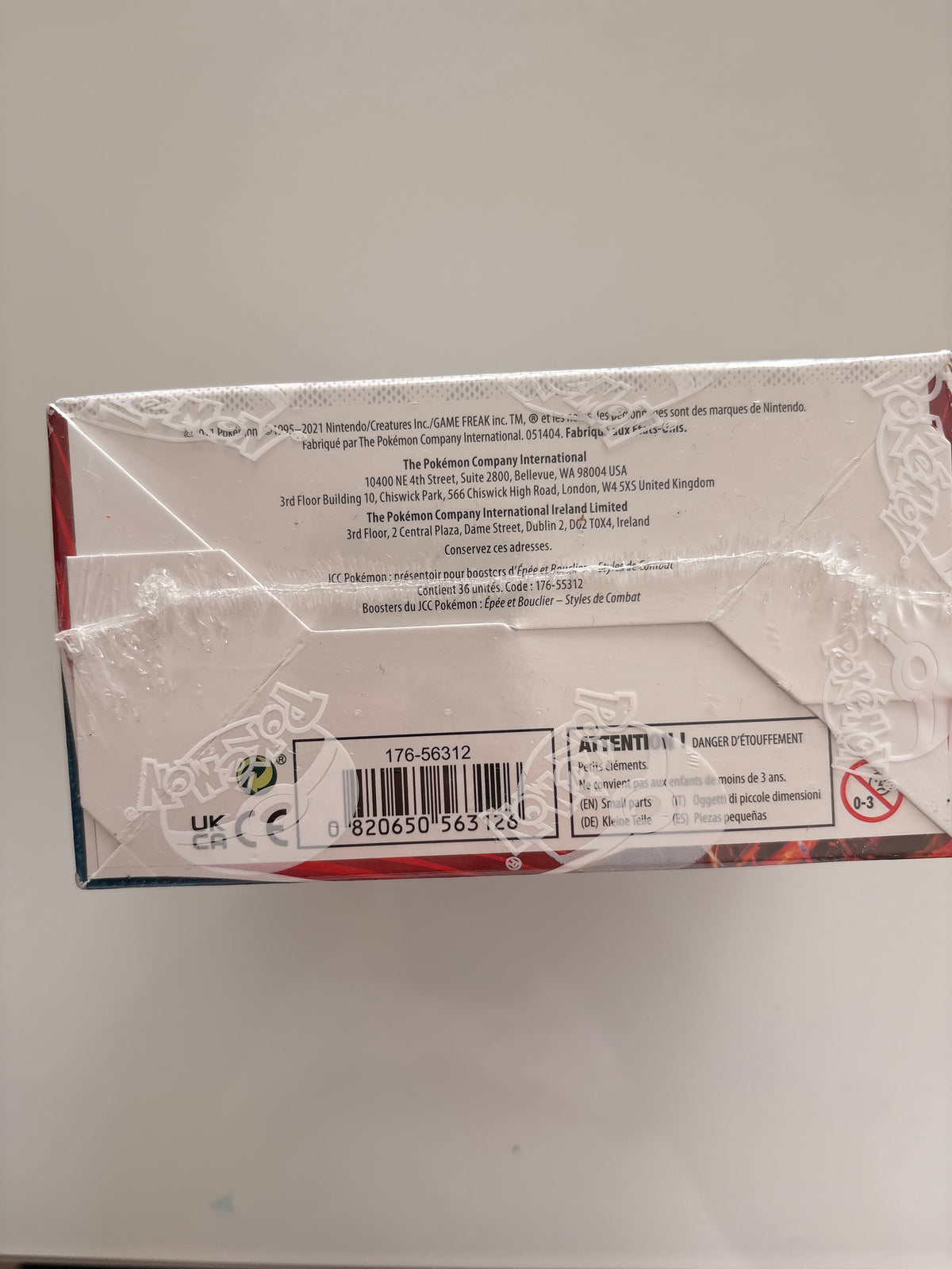 Pokémon Schwert & Schild Kampfstile SWSH05 Display (36 Booster FR) – originalversiegelt