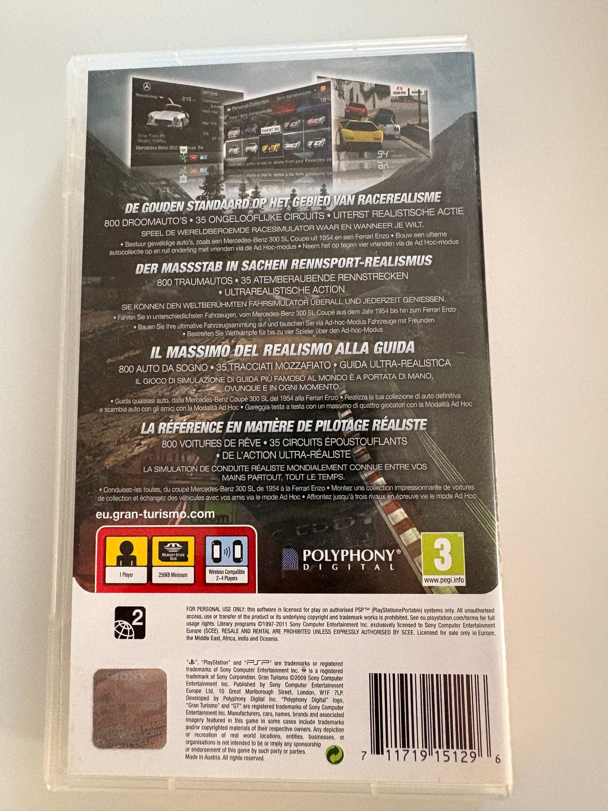 Gran Turismo: The Real Driving Simulator PSP