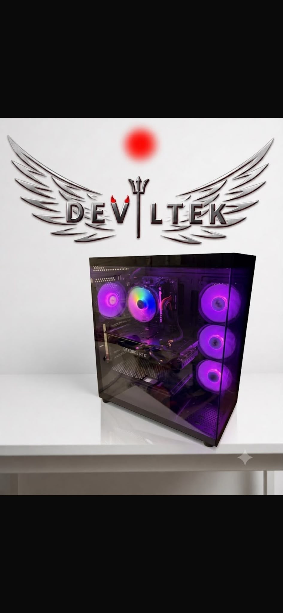 🖥️ PC Gaming DevilTek – RTX 3060 Ti | Ryzen 5 3600 | 16 Go RGB | Prêt à jouer