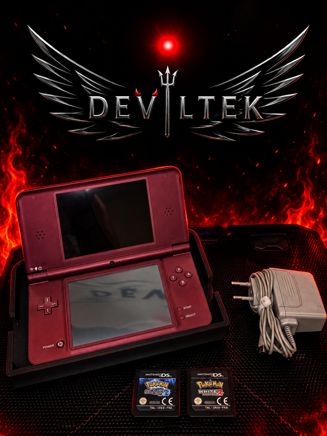 Pack "Inferno battle" : Nintendo DSi XL + Jeux Pokémon