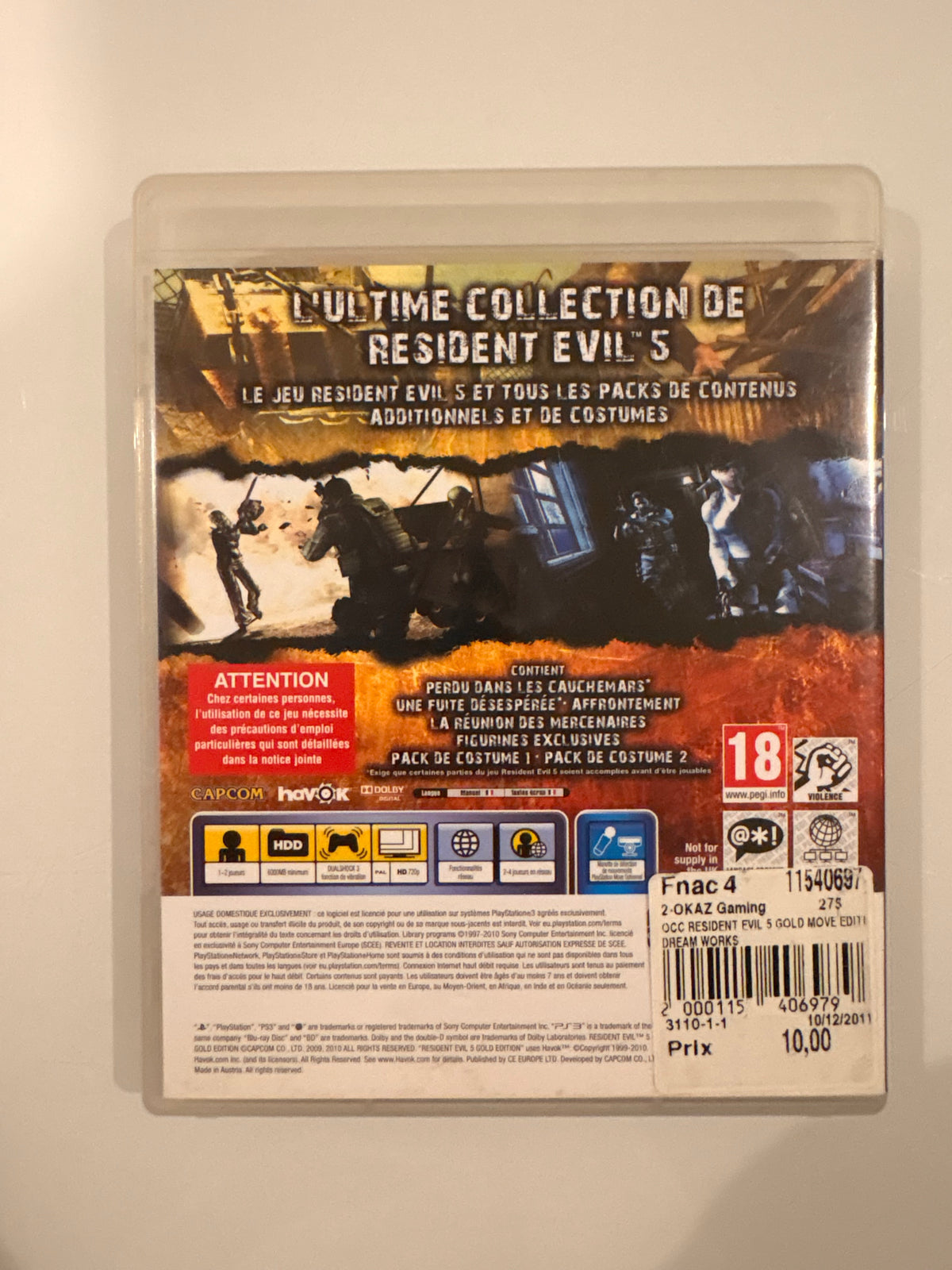 Resident Evil 5 Gold Edition - PS3