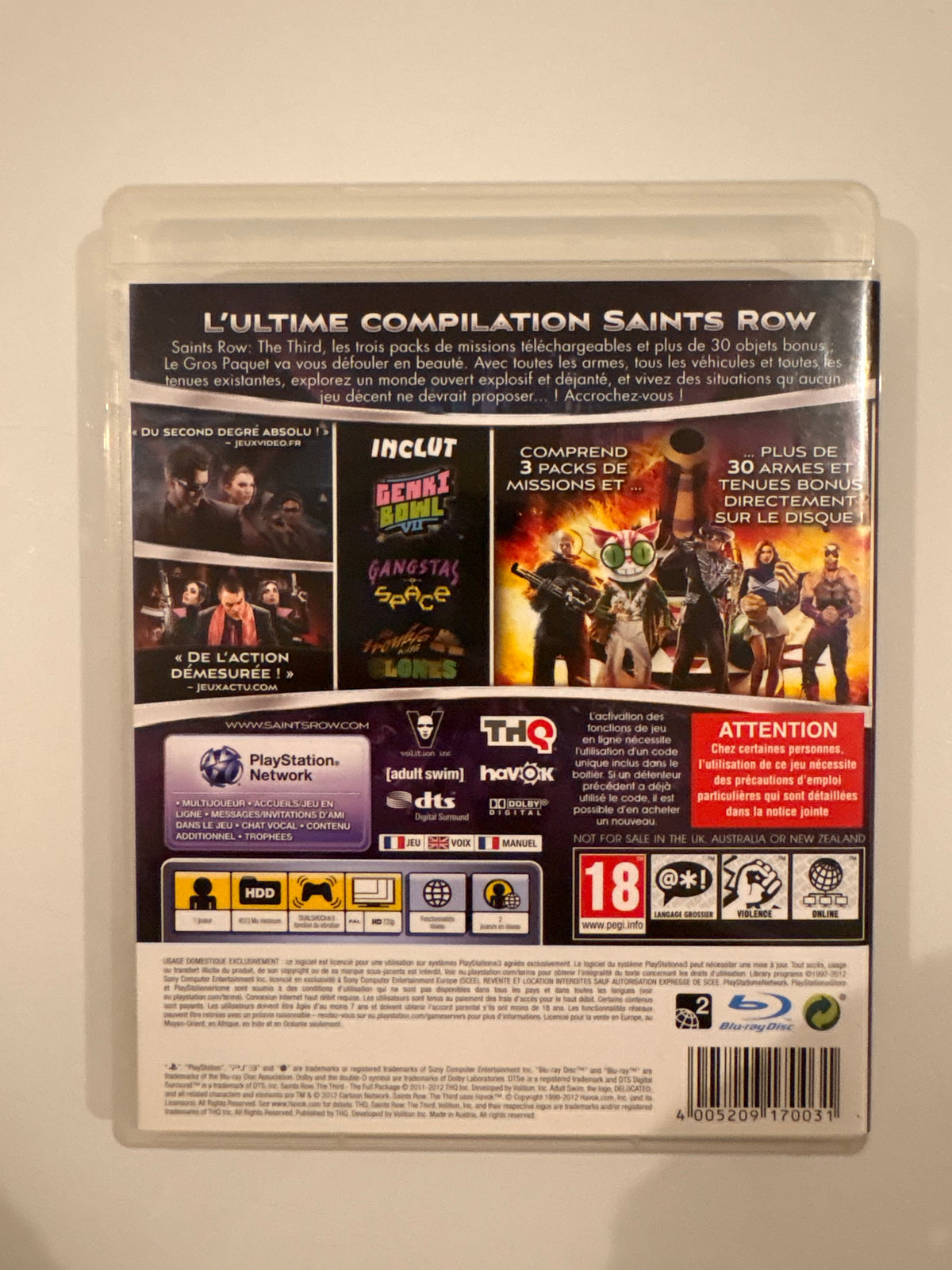 Saints Row: The Third The Full Package - PS3