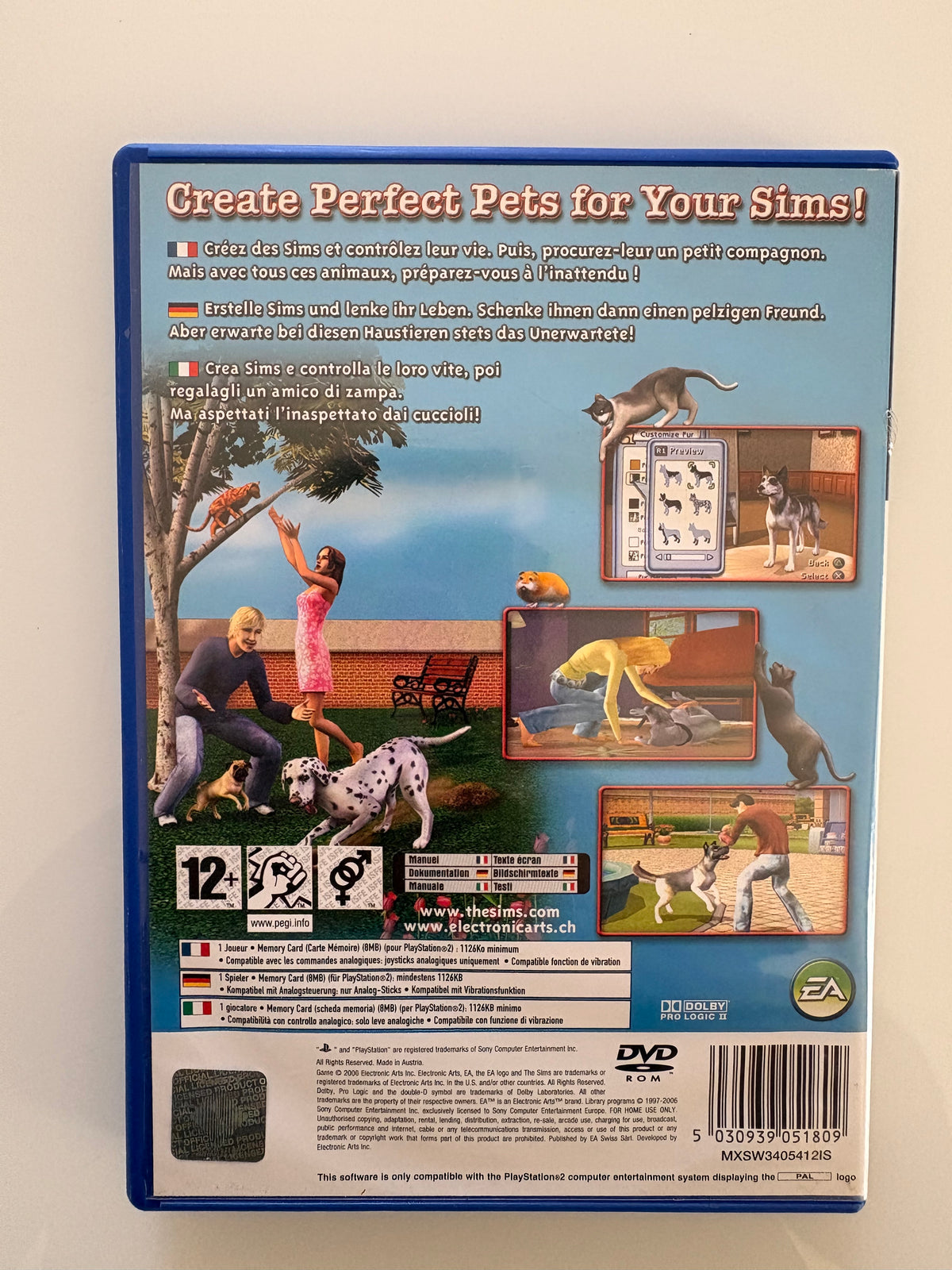 Die Sims 2 Haustiere - PS2