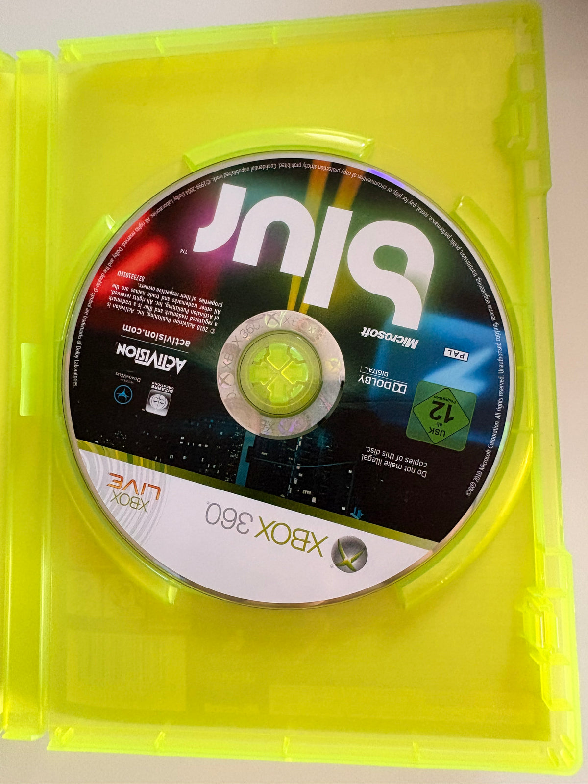 Blur Xbox 360