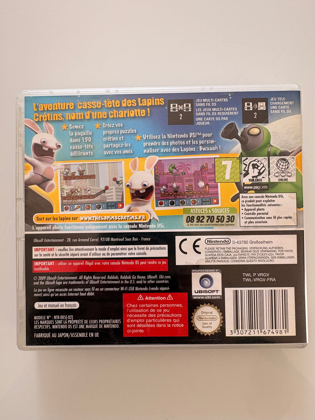 Raving Rabbids: Travel in Time - Nintendo DS