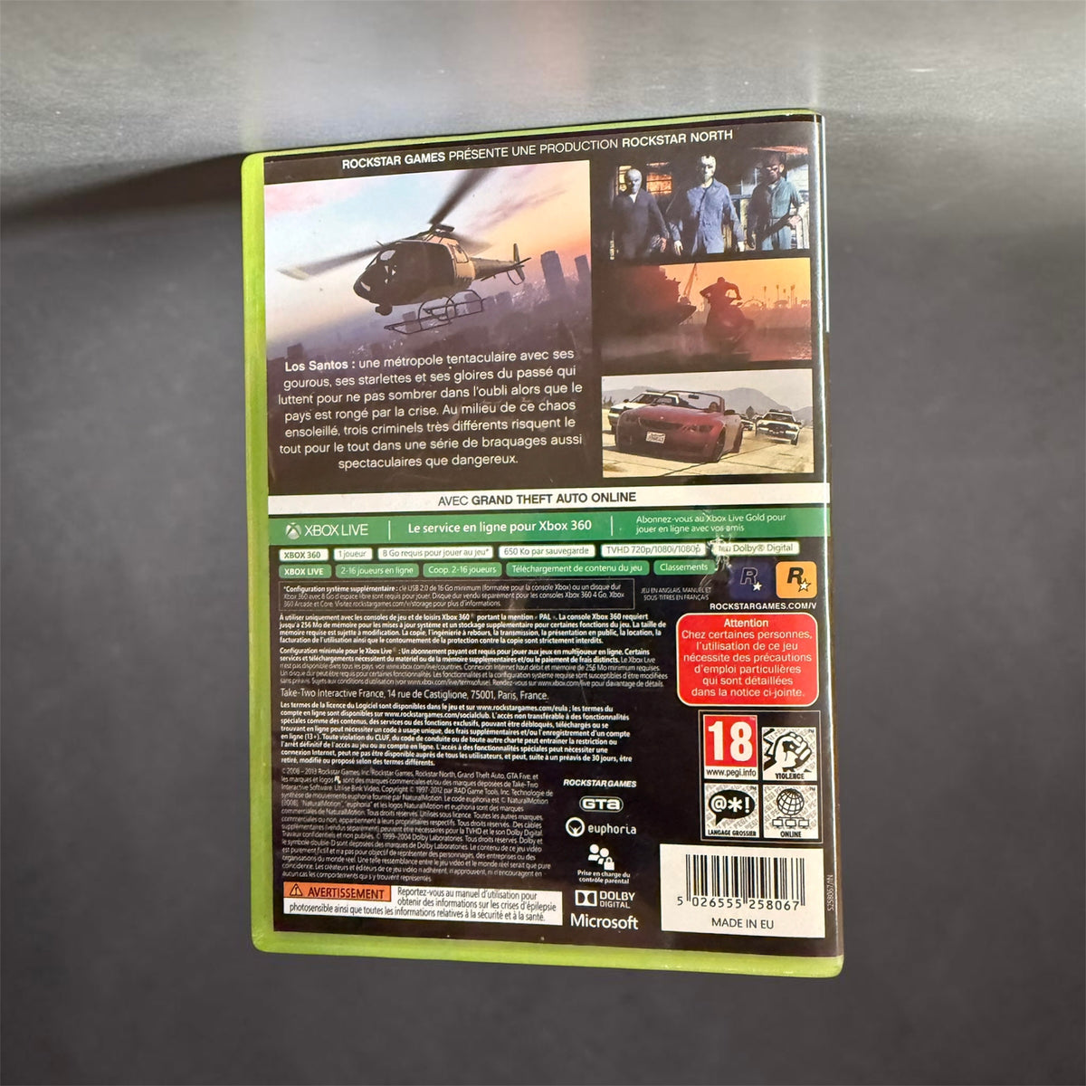 Grand Theft Auto V (GTA 5) – Xbox 360