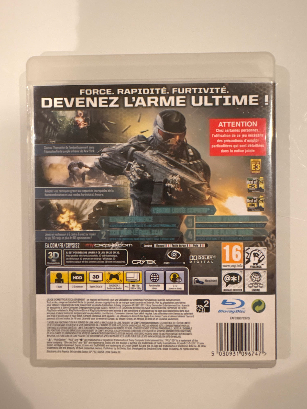 Crysis 2 Édition Limitée - PS3