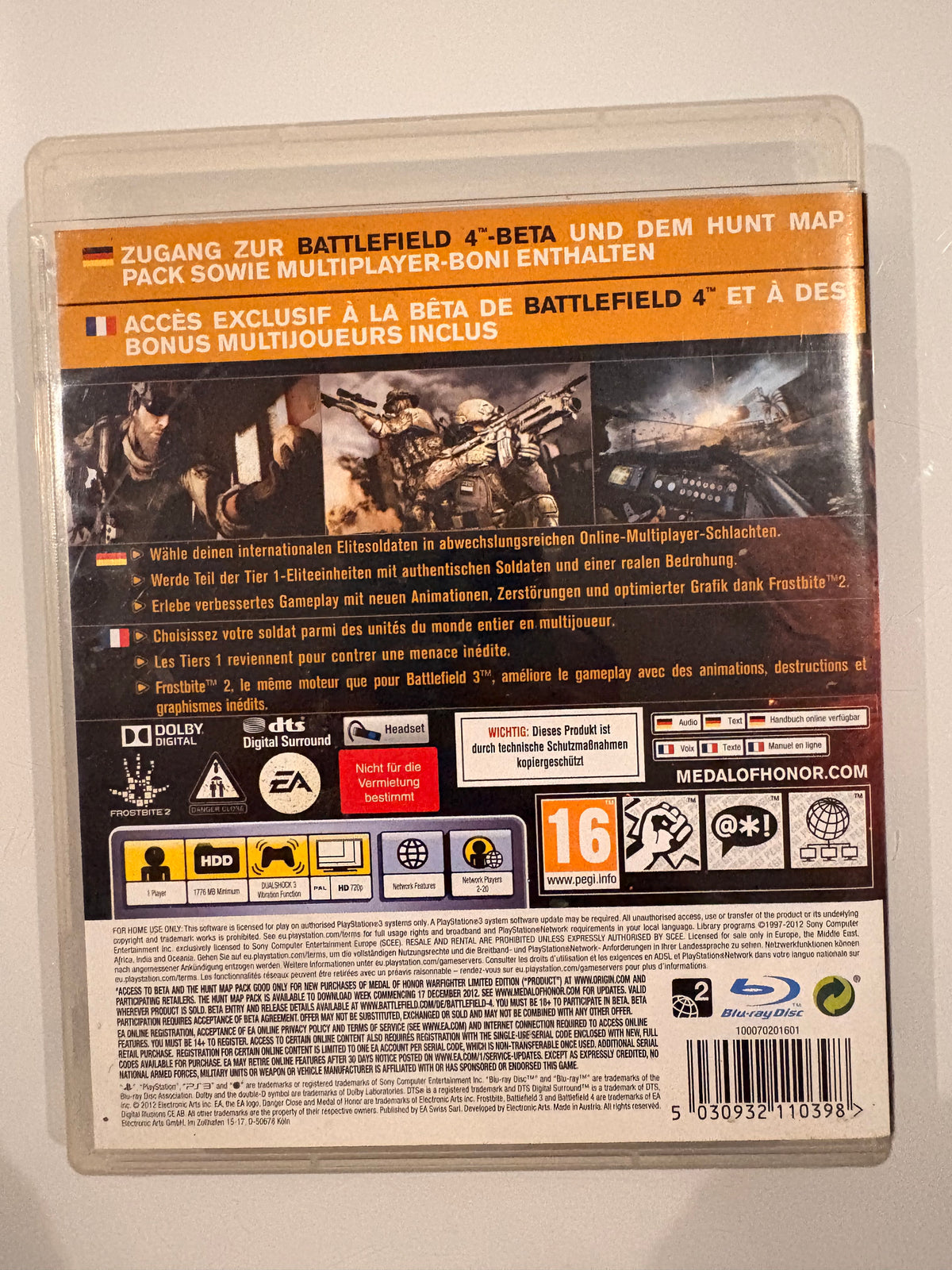 Medal of Honor Warfighter Limited Edition - PS3