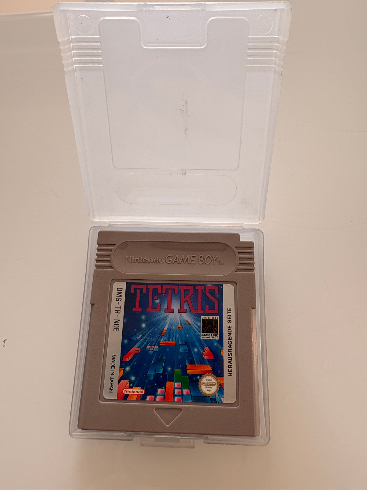 Originaler Nintendo GameBoy Classic + Tetris-Spiel