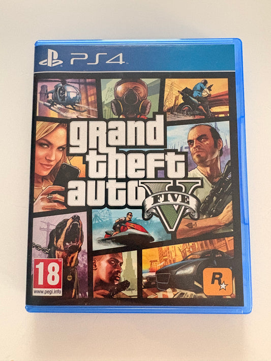 Grand Theft Auto V (GTA 5) – PS4 (Complet avec Carte)