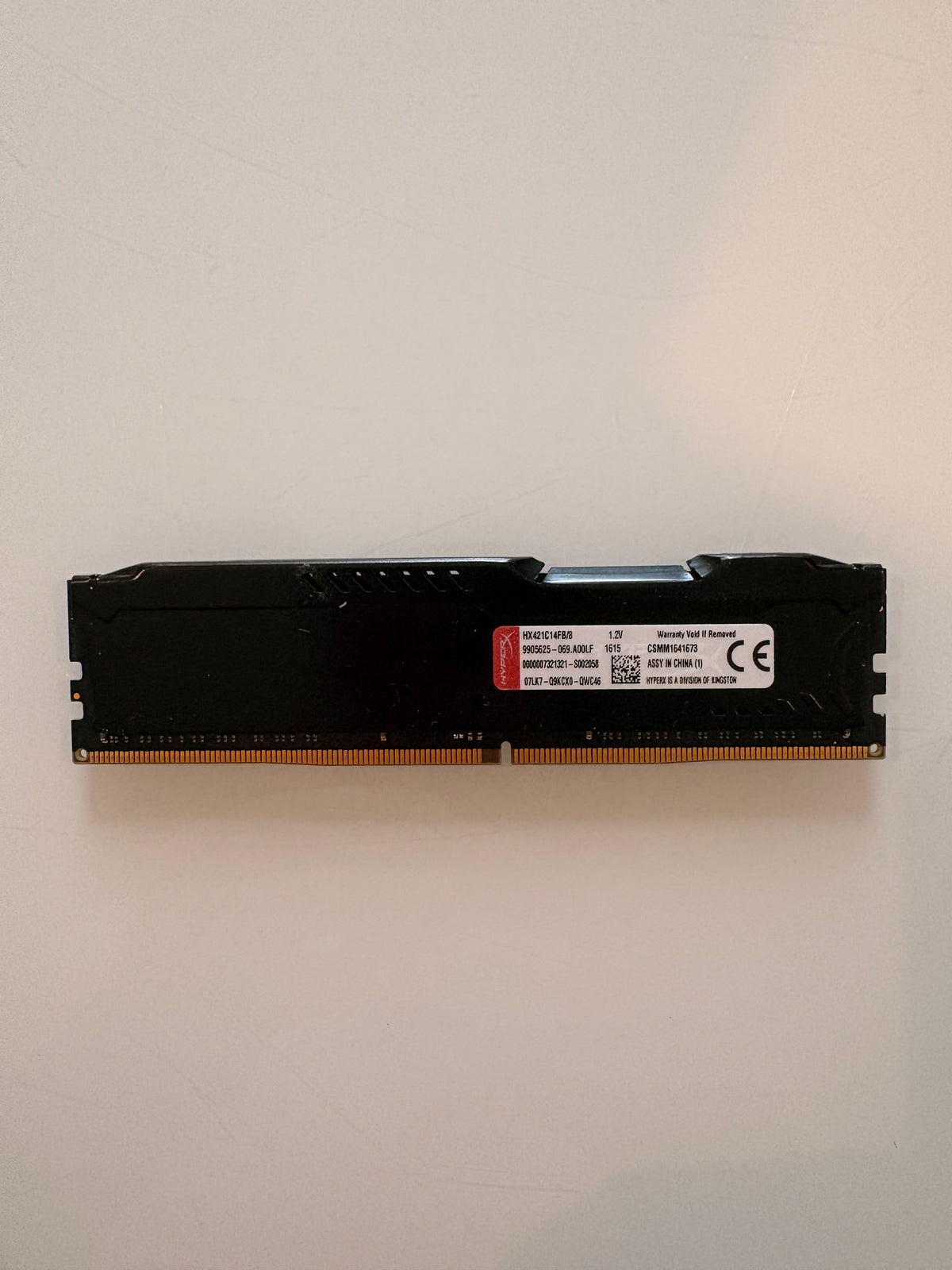 RAM Kingston HyperX FURY 8 Go DDR4 2133 MHz CL14 (HX421C14FB/8)