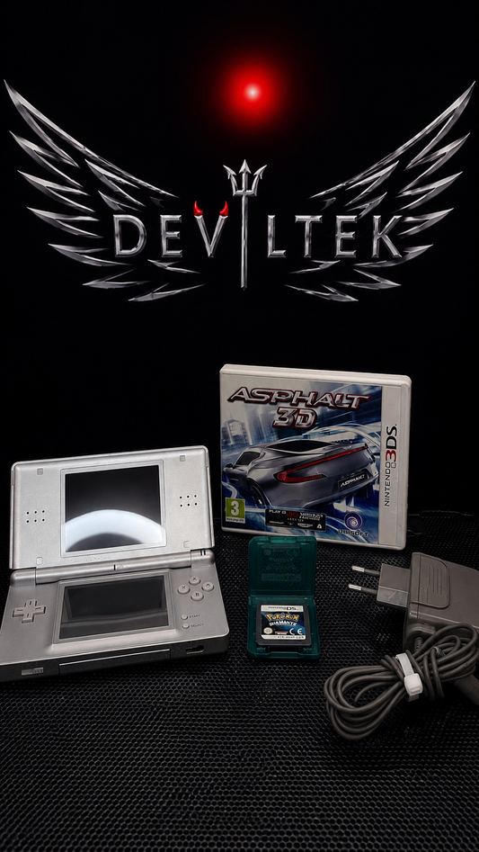 Pack "Silver Track" : Nintendo DS Lite + Jeux