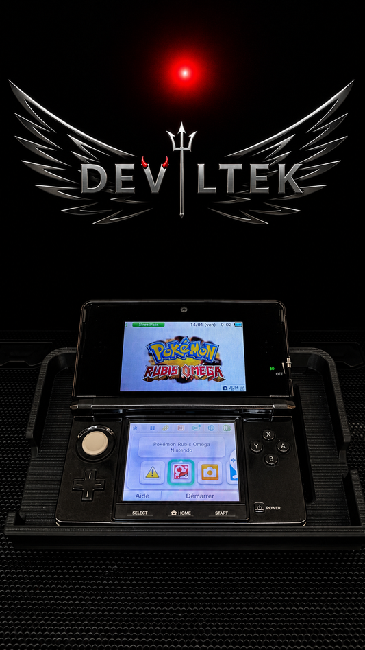 Pack "Black Volcano" : Nintendo 3DS Noire + Pokémon Omega Ruby