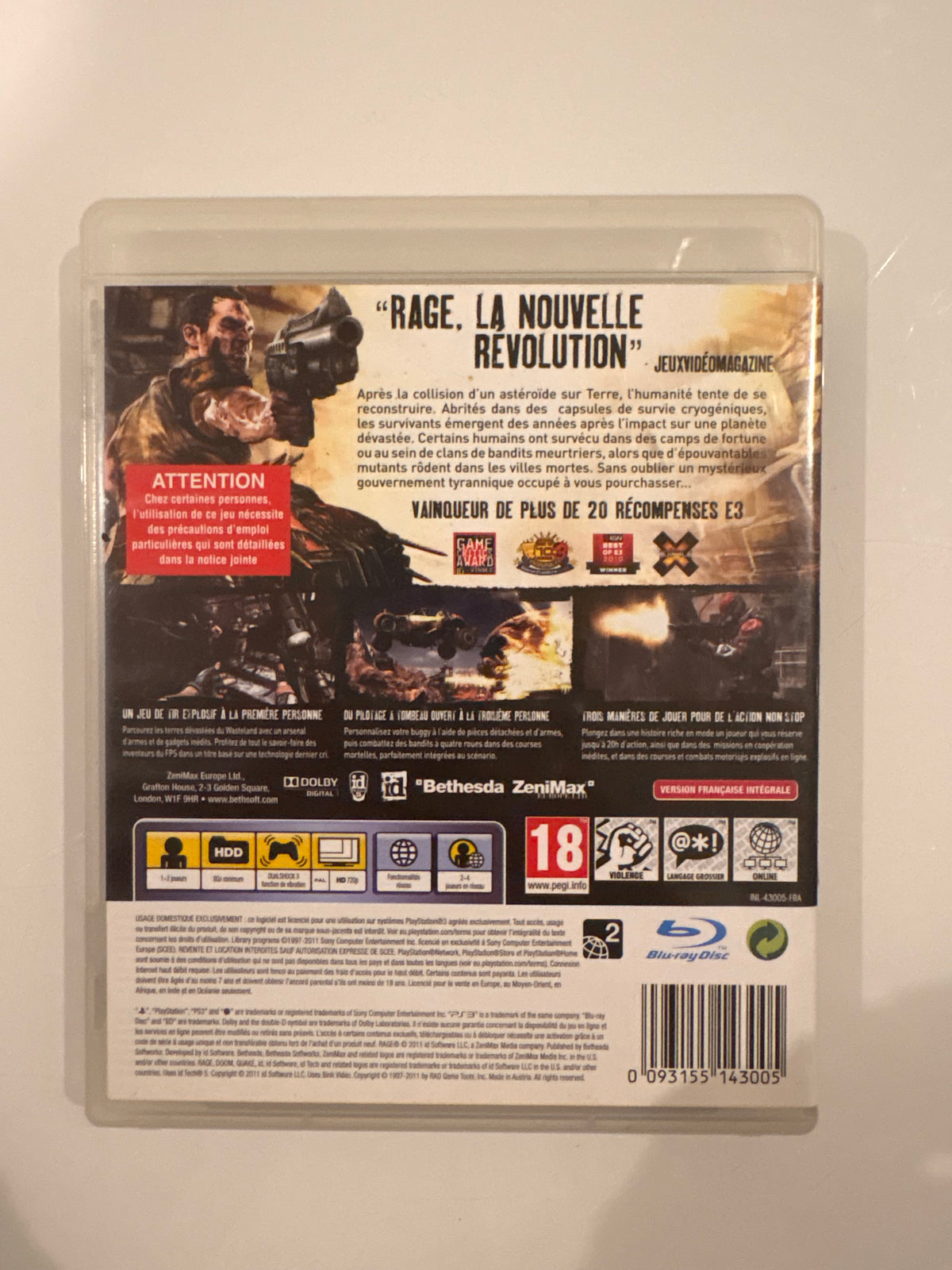 Rage Anarchy Edition - PS3