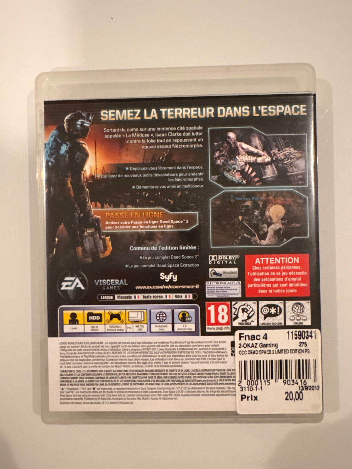 Dead Space 2 Limited Edition - PS3