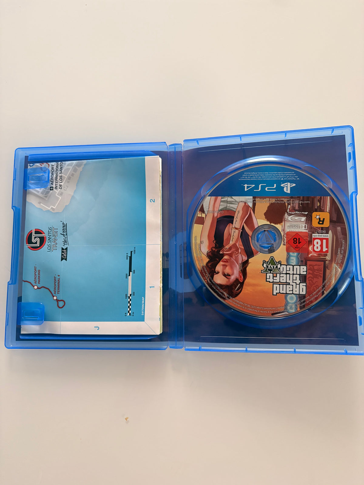 Grand Theft Auto V (GTA 5) – PS4 (Complet avec Carte)