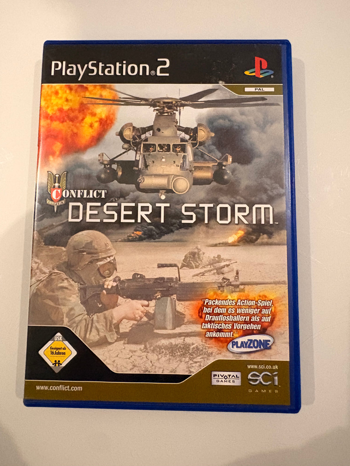Conflict: Desert Storm PS2 - Jeu Complet Boîte & Notice (PAL)