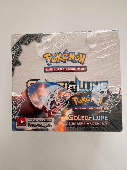 Display Pokémon Soleil et Lune Ombres Ardentes SL3 (36 Boosters VF) - Scellé d'origine