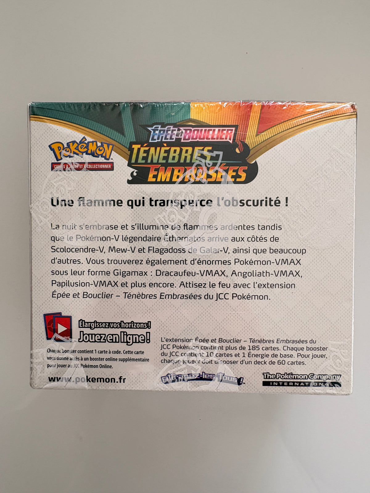 Display Pokémon Épée et Bouclier Ténèbres Embrasées EB03 (36 Boosters VF) - Scellé d'origine