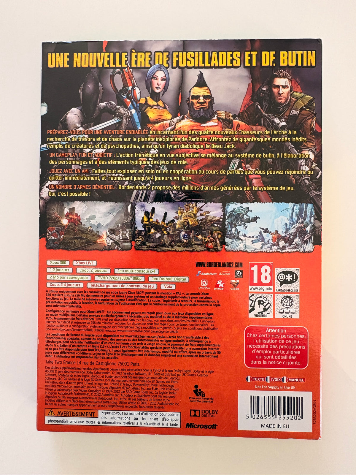 Borderlands 2 Cardboard Sleeve Edition - Xbox 360