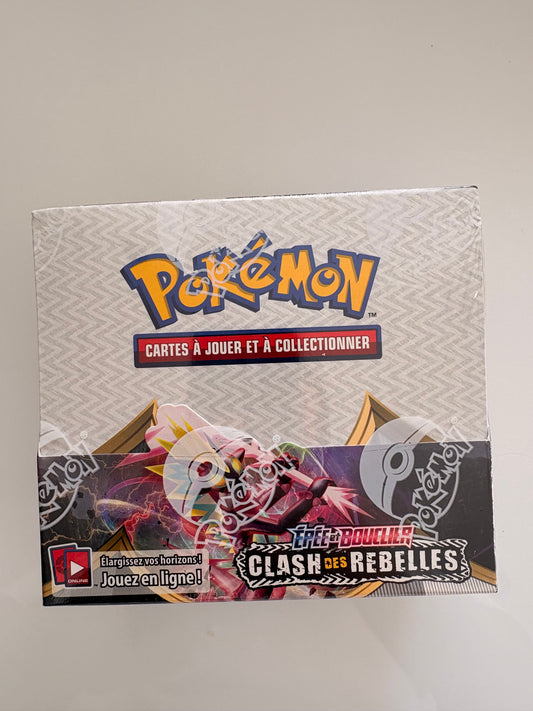 Display Pokémon Épée et Bouclier Clash des Rebelles EB02 (36 Boosters VF) - Scellé d'origine
