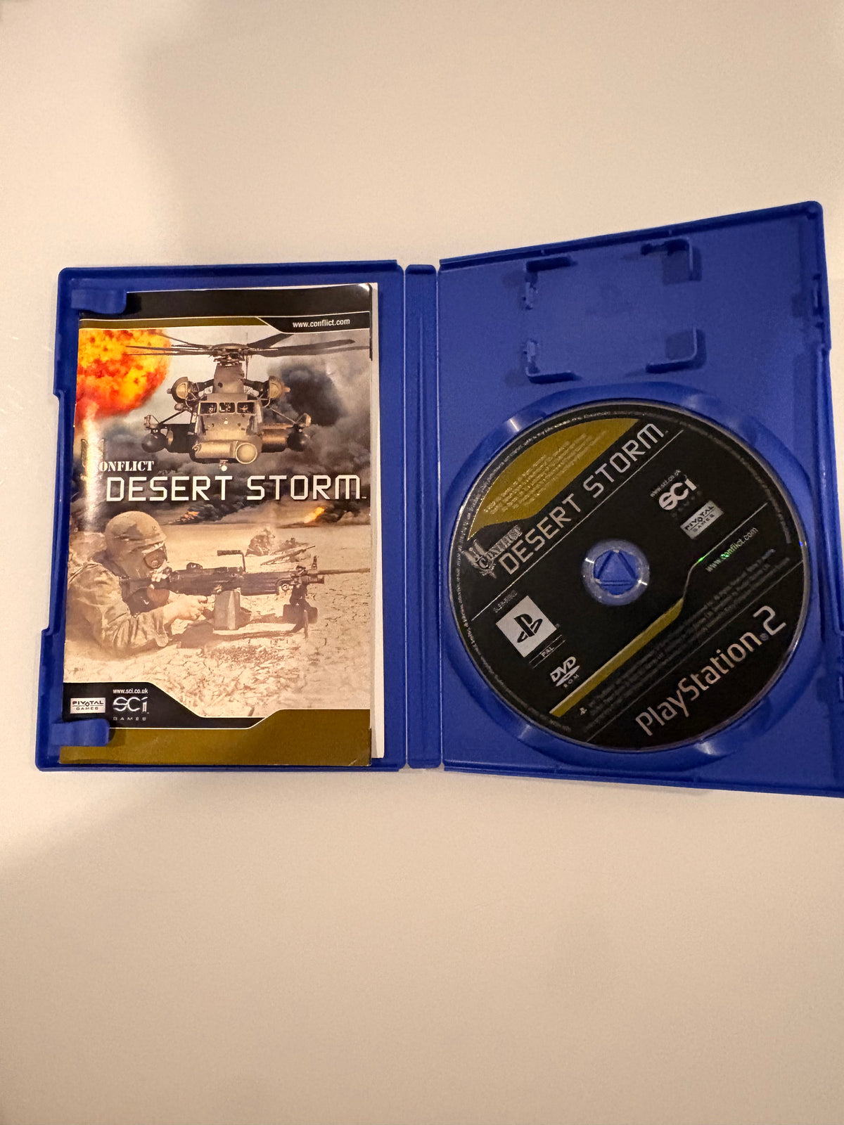Conflict: Desert Storm PS2 - Jeu Complet Boîte & Notice (PAL)